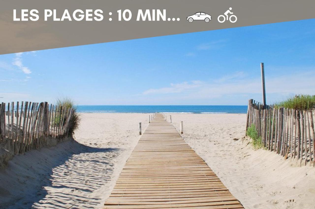 New Jungle Lake - Clim - Wifi - Draps & Serviettes - Bbq - 10' Des Plages Lattes Eksteriør billede